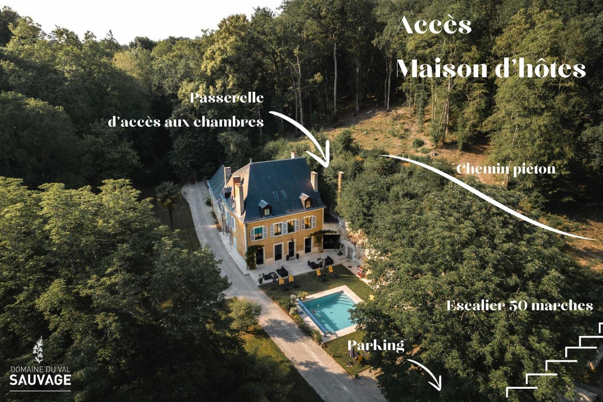 朗吉亚斯Domaine Du Val Sauvage住宿加早餐旅馆 外观 照片
